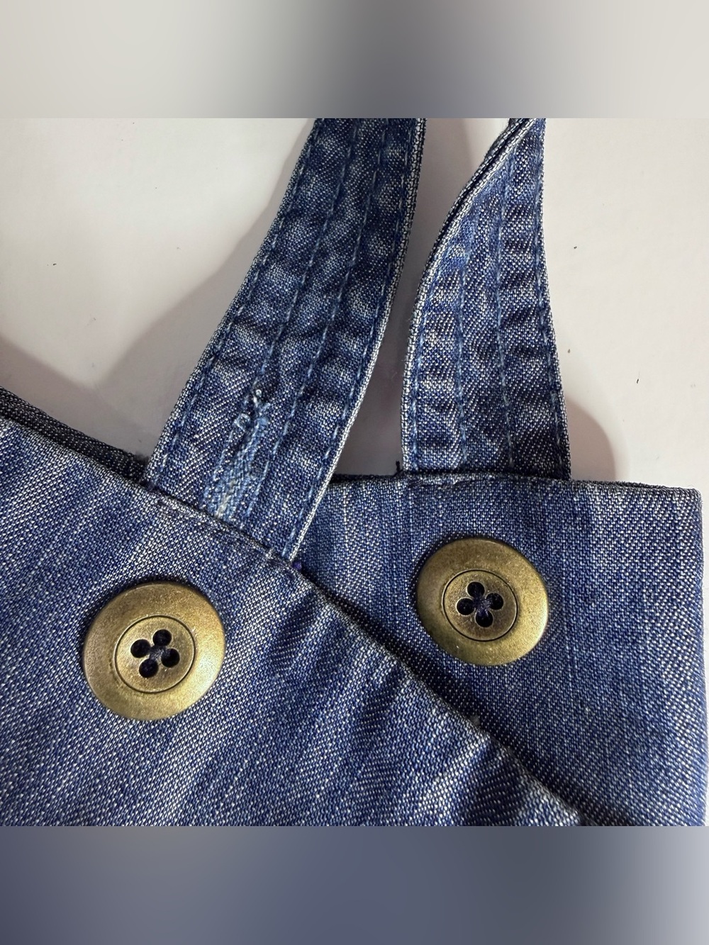 ANTHROPOLOGIE LEVEL 99 Sleeveless Dark Wash Denim Size 12 Dress Sundress - Picture 8 of 16